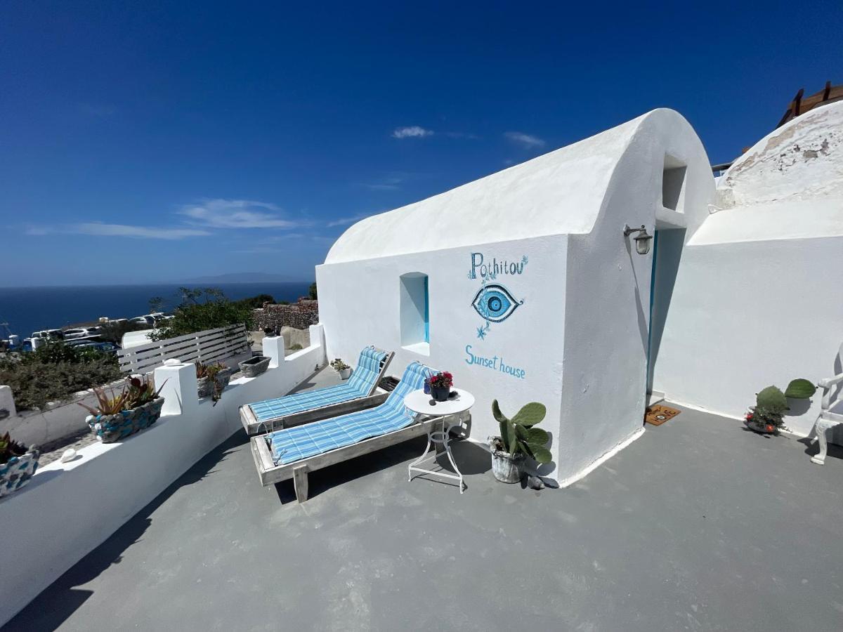 Oia Sunset House Pothitou Villa Eksteriør billede