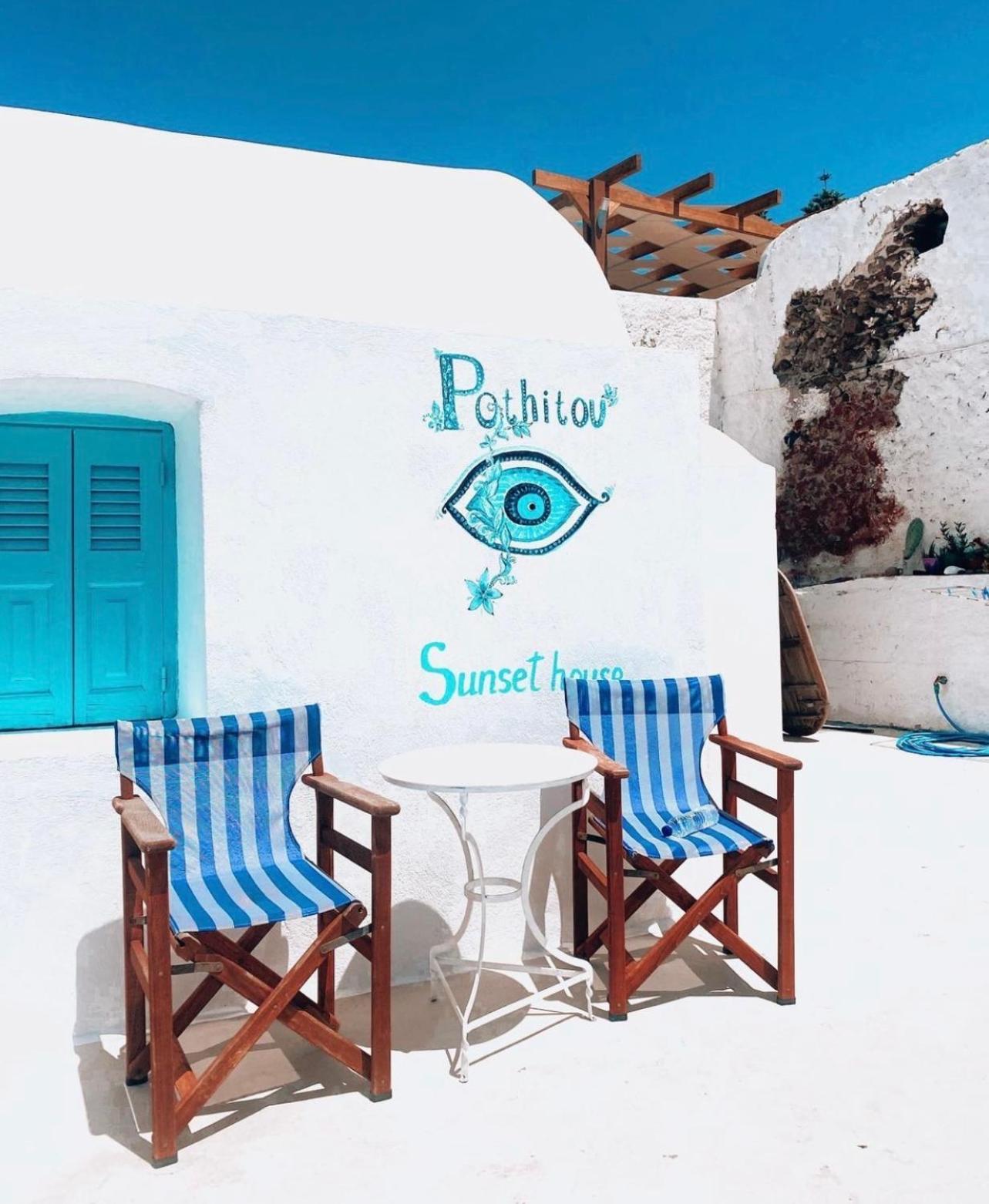 Oia Sunset House Pothitou Villa Eksteriør billede